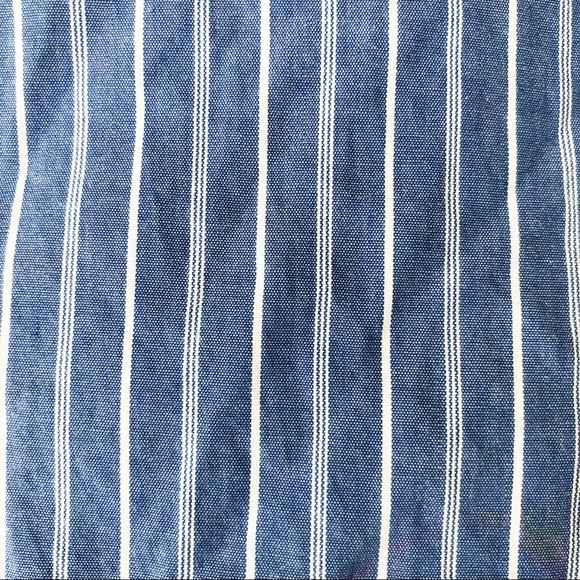 Madewell Striped Button-Down Peasant Top - Picture 4 of 4